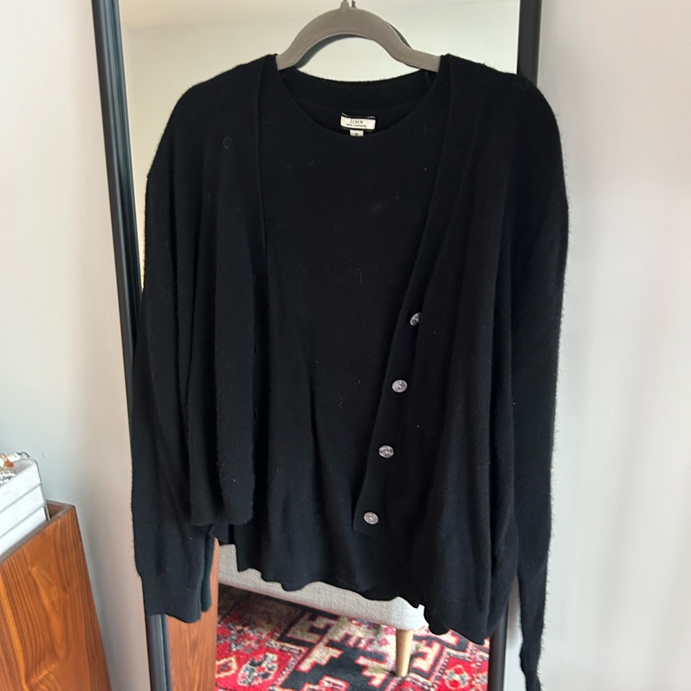 J. Crew - Cashmere Cardigan and Shell Set - Size Small